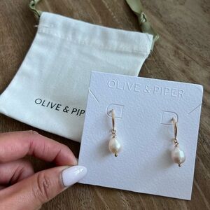 Olive & Piper Prado Pearl Drop Earrings